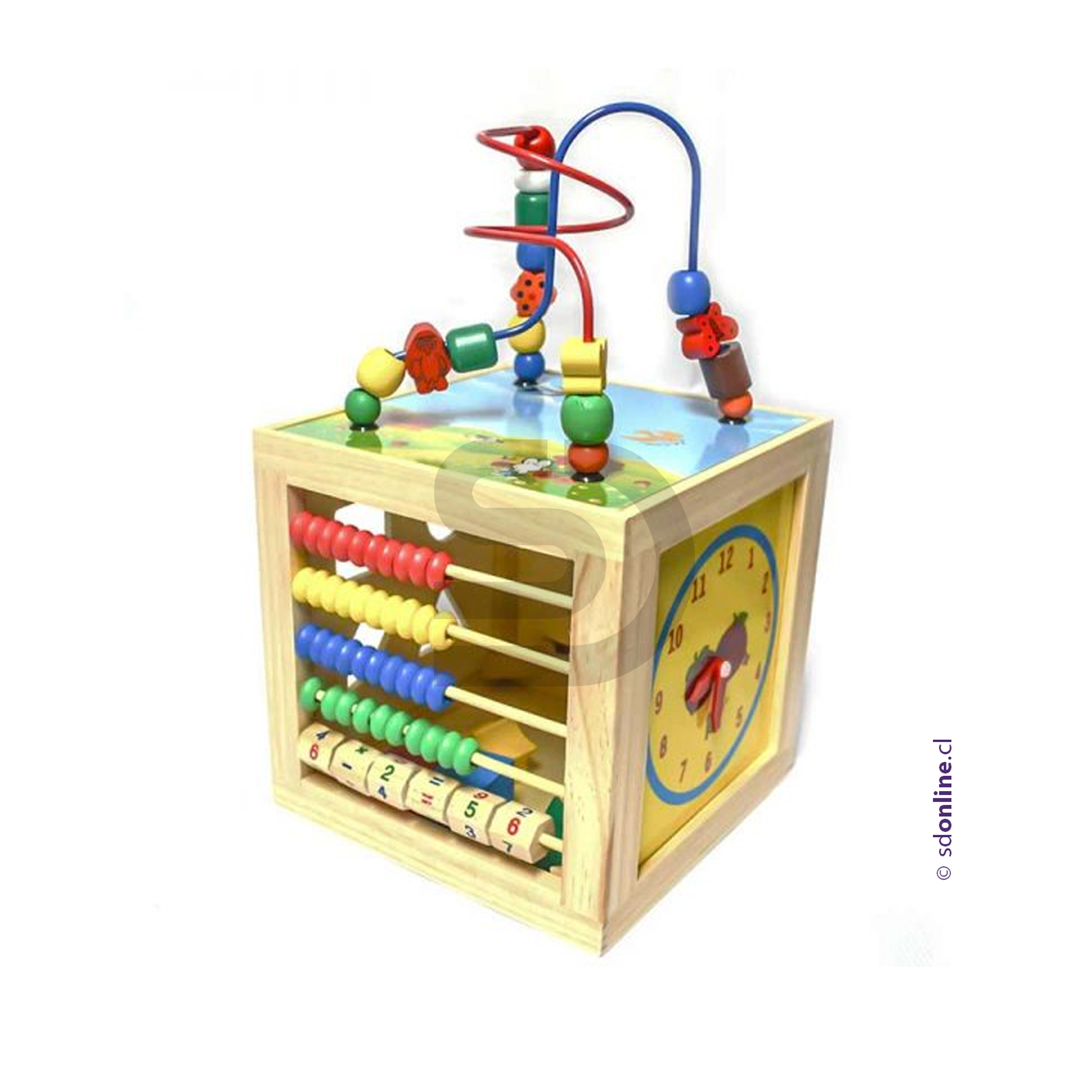 Cubo madera multiactividad 1