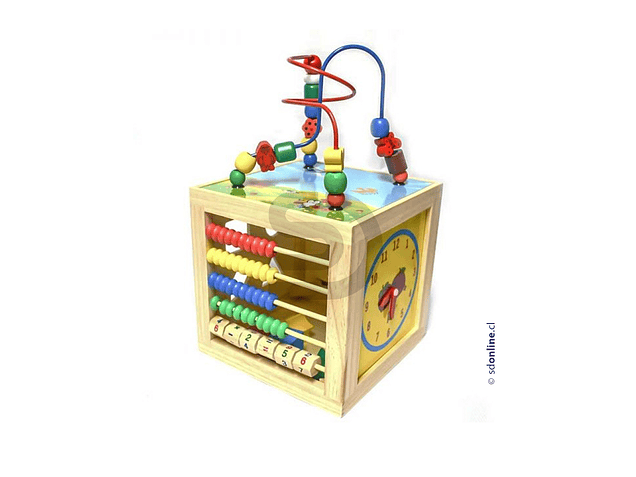 Cubo madera multiactividad 1