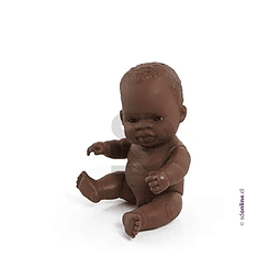 Bebe africano niño 21 cm