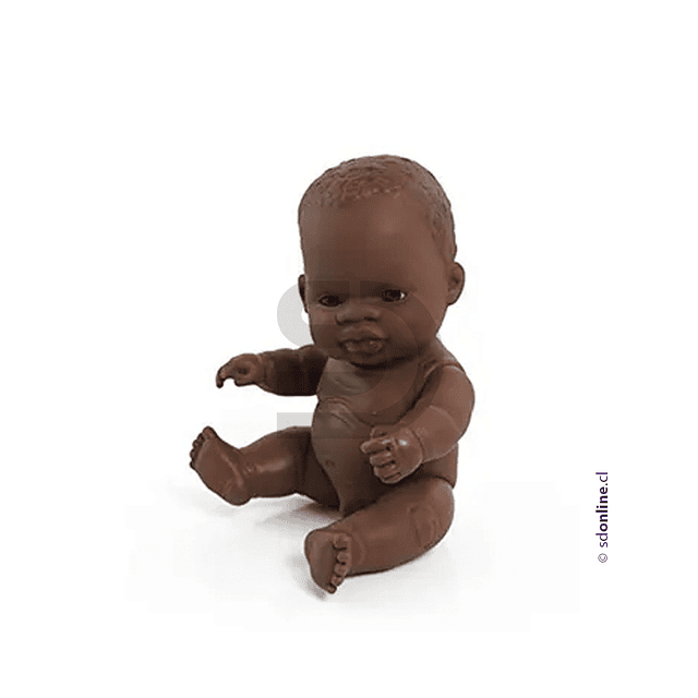 Bebe africano niño 21 cm