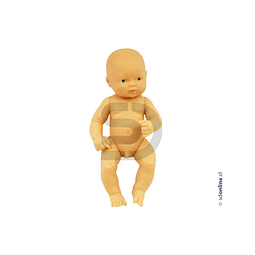 Bebe caucásico europeo 32cms niño