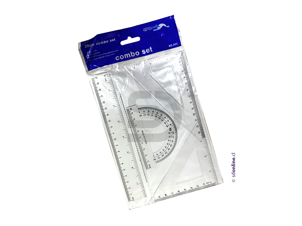 Set flexible de geometría 20 cm. 1