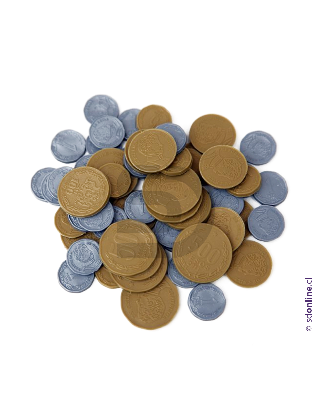 Set monedas PVC