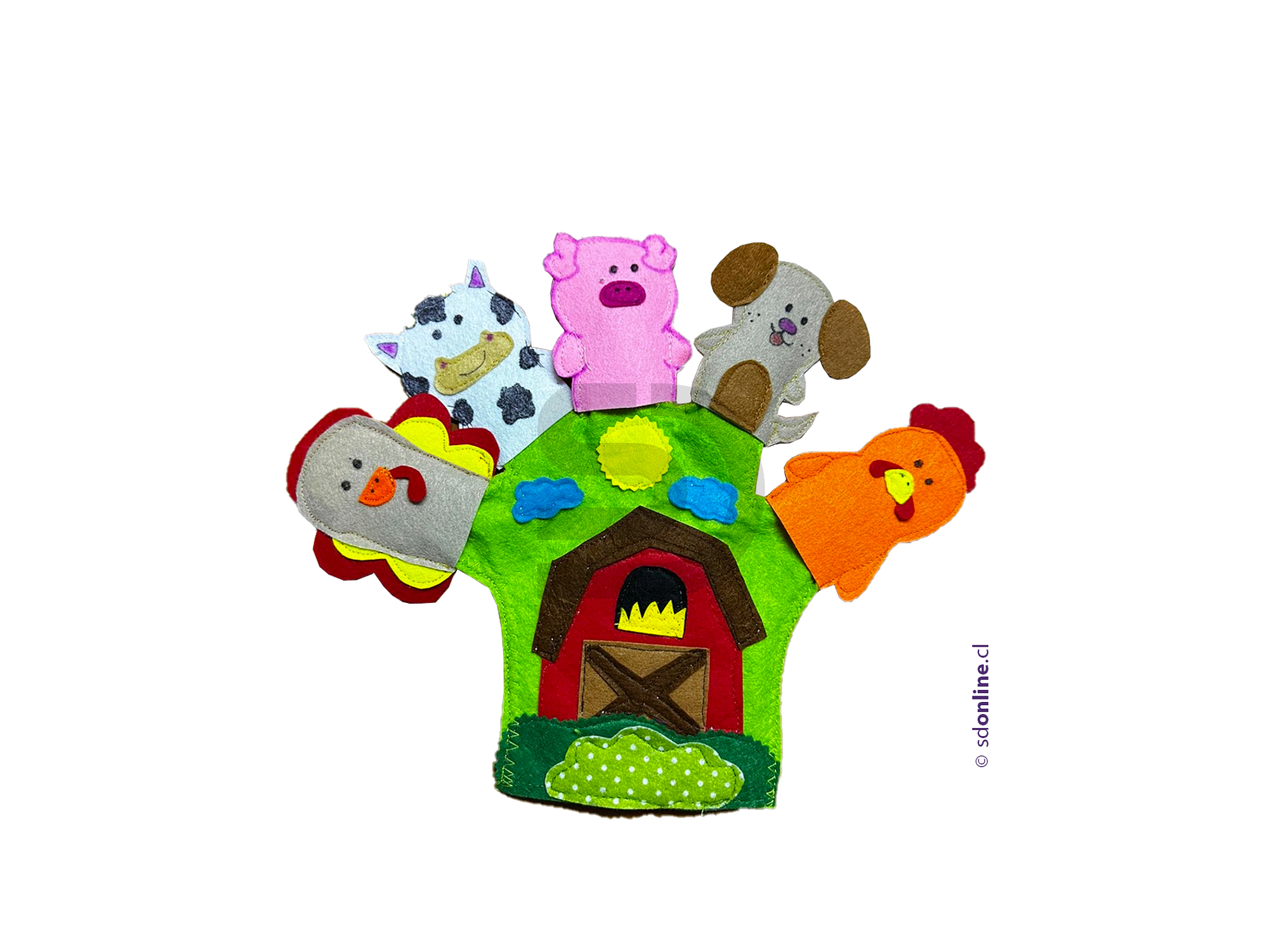 Guante Interactivos - Animales de la granja 1