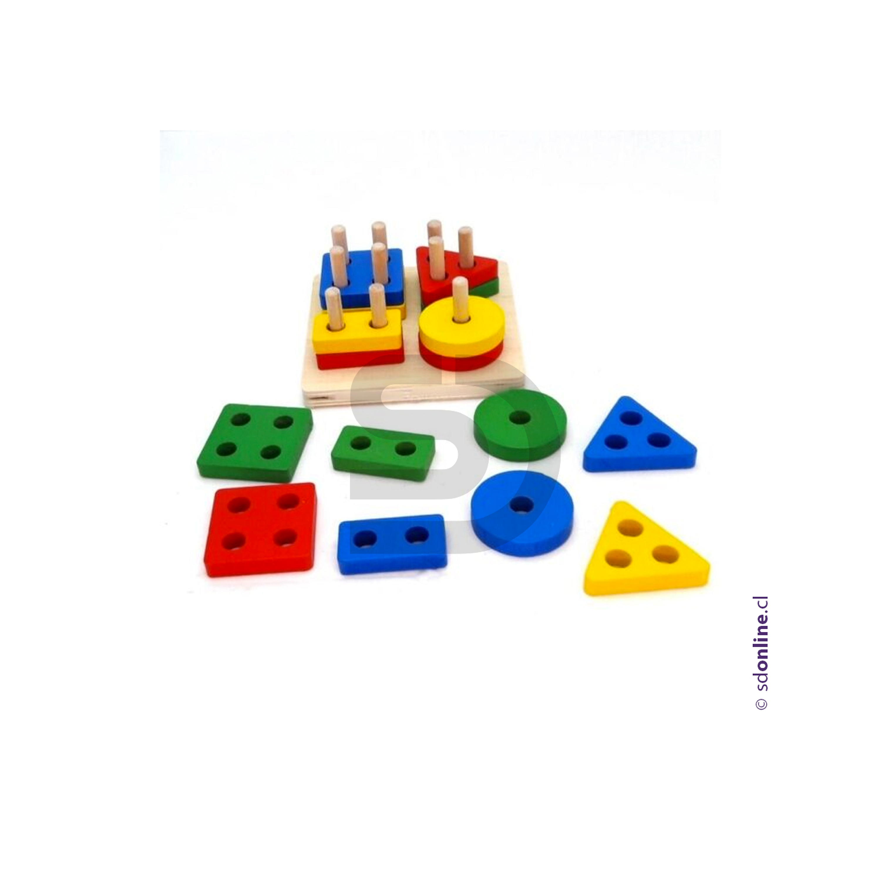 Figuras geométricas para apilar 1