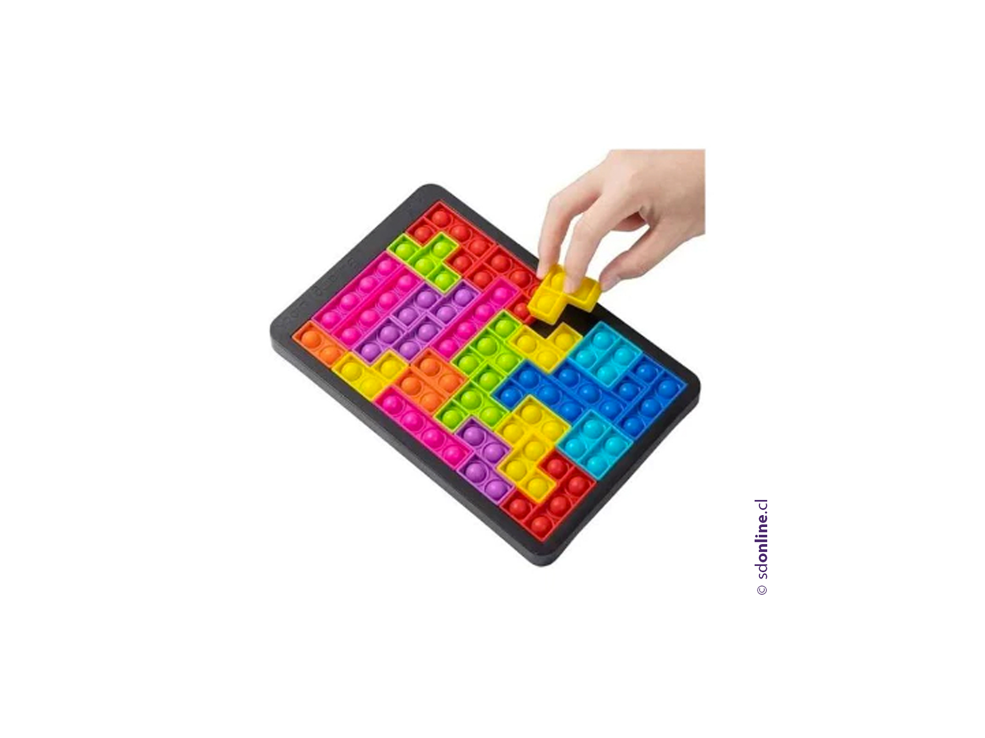 Rompecabeza antiestres tetris burbujas  1