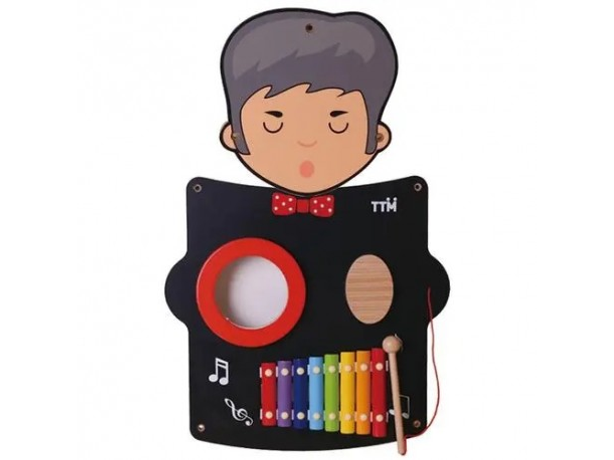 Panel de pared de madera músico 1