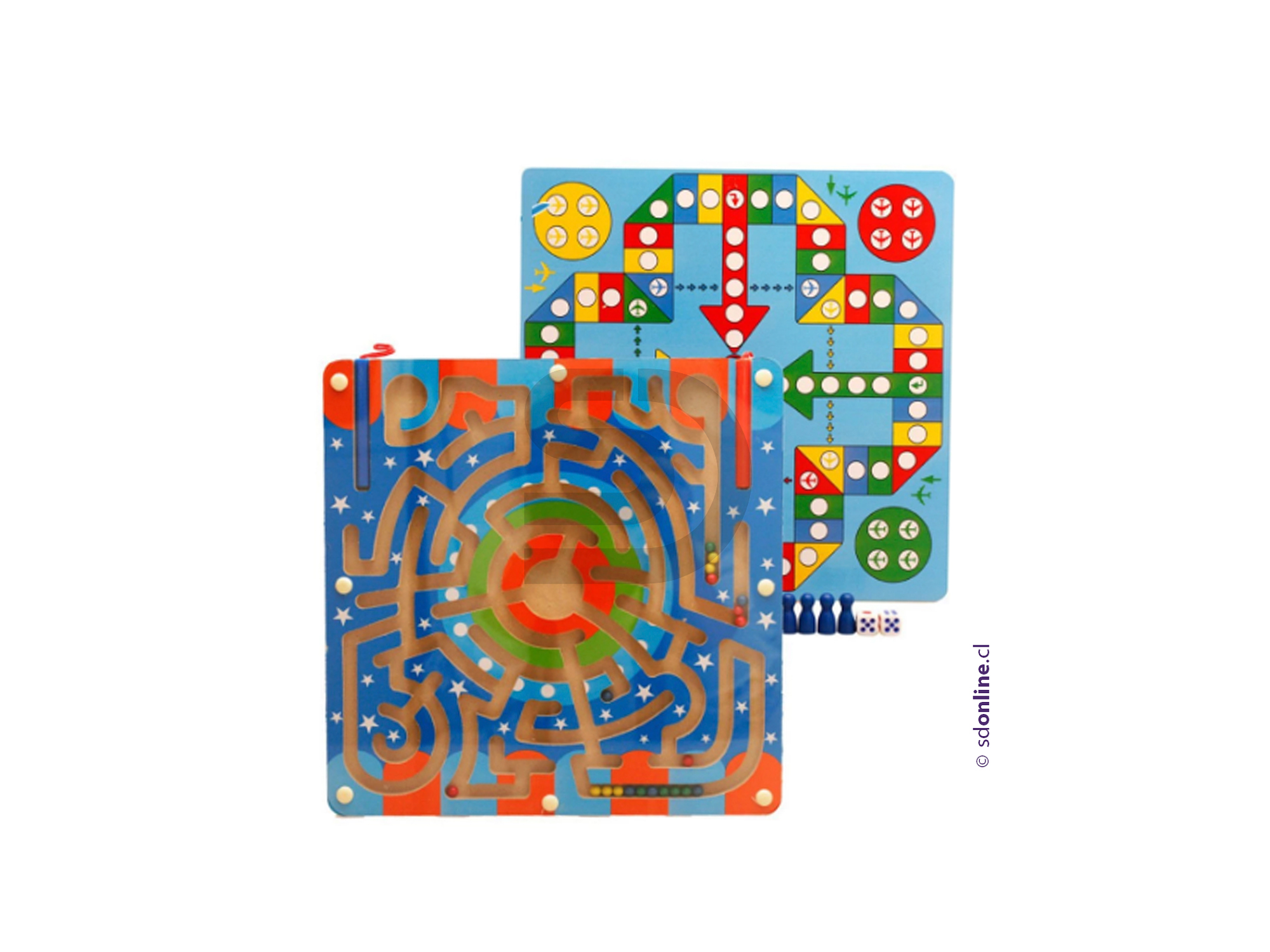 Laberinto magnetico 2 en 1 1