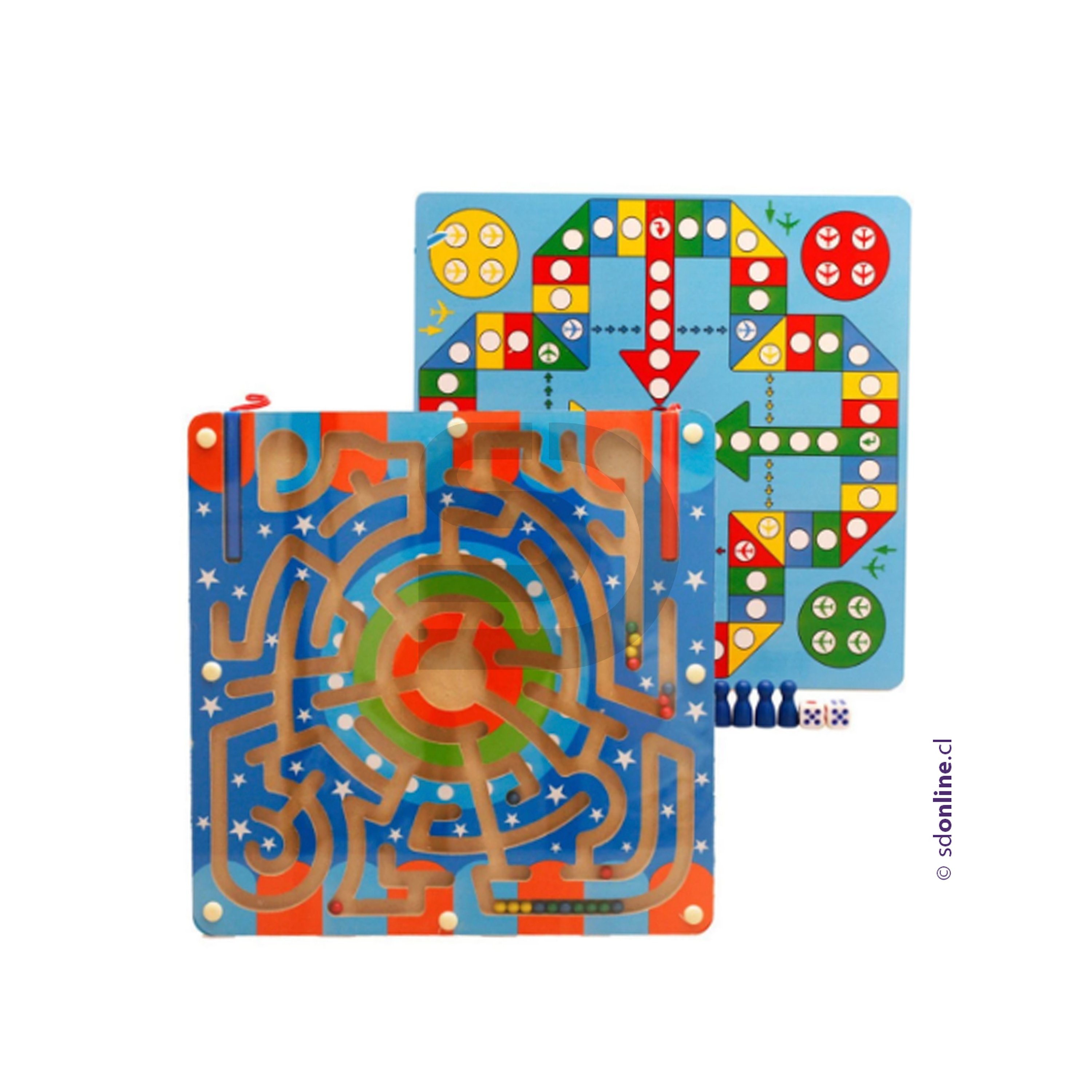 Laberinto magnetico 2 en 1 1