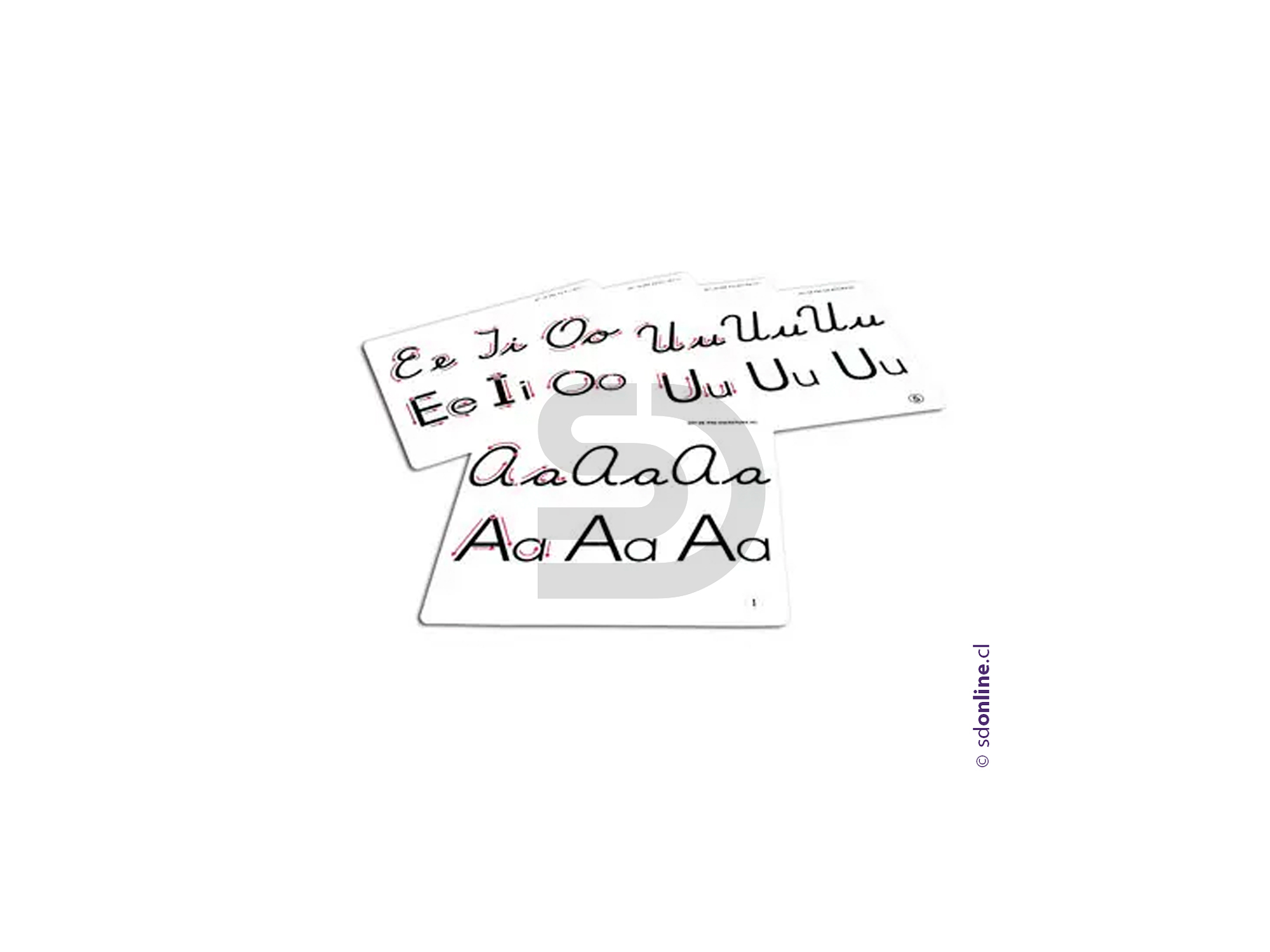 Laminas reutilizable caligrafia inicial 1