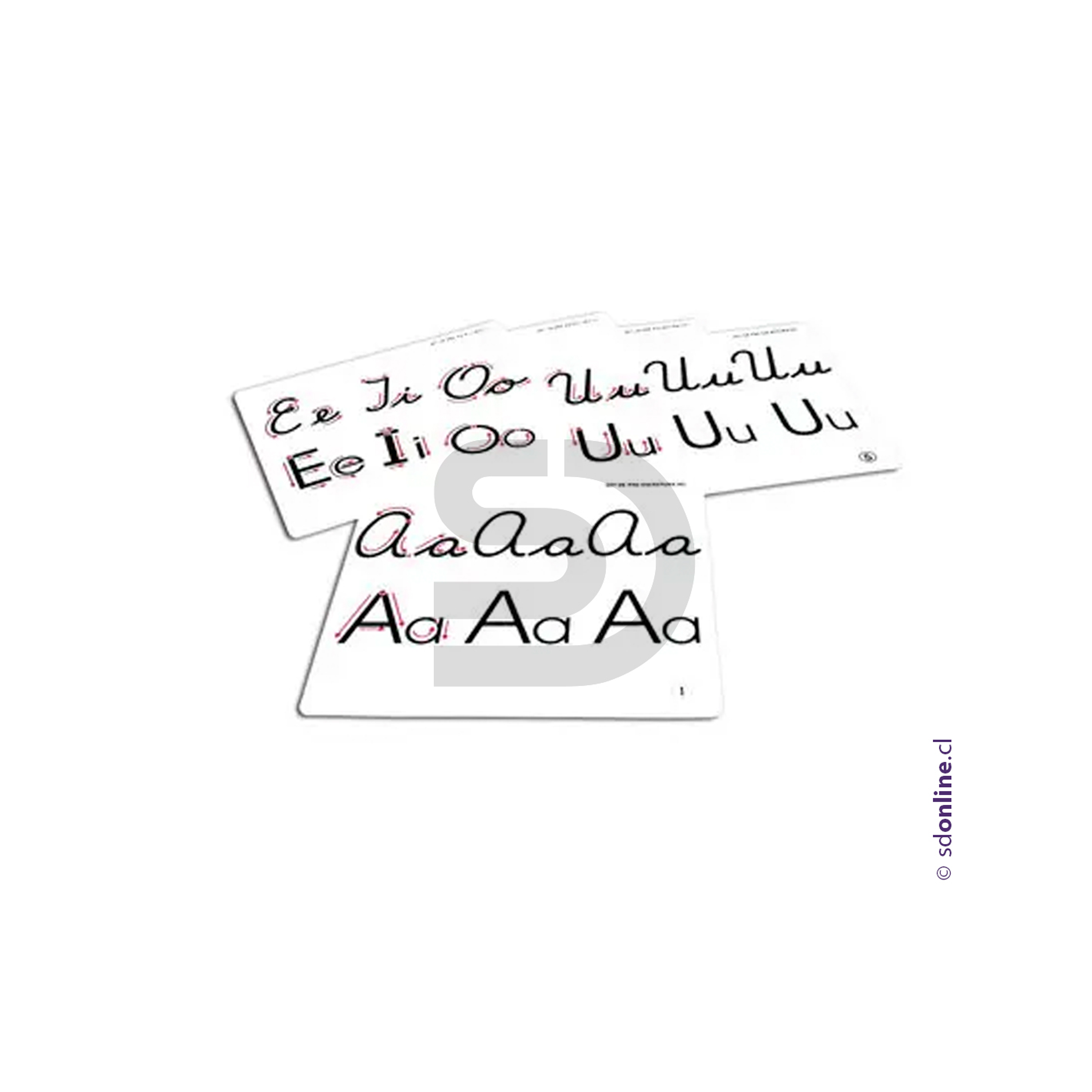 Laminas reutilizable caligrafia inicial 1