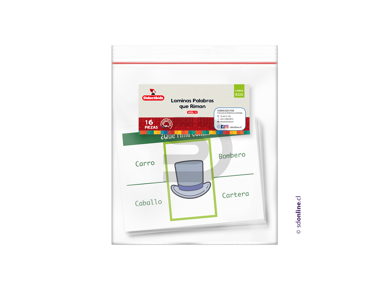 Láminas palabras que riman 1
