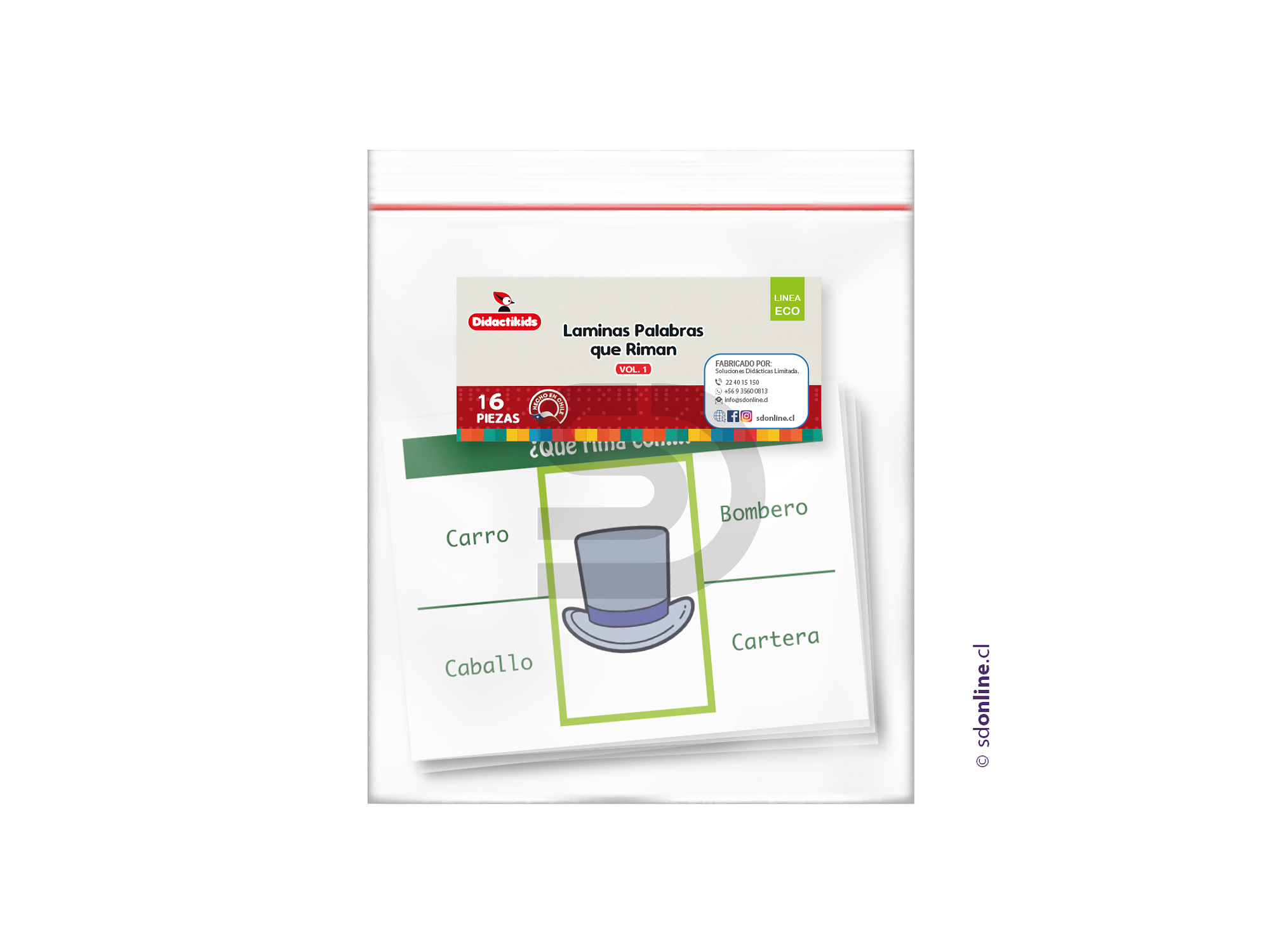 Láminas palabras que riman 1