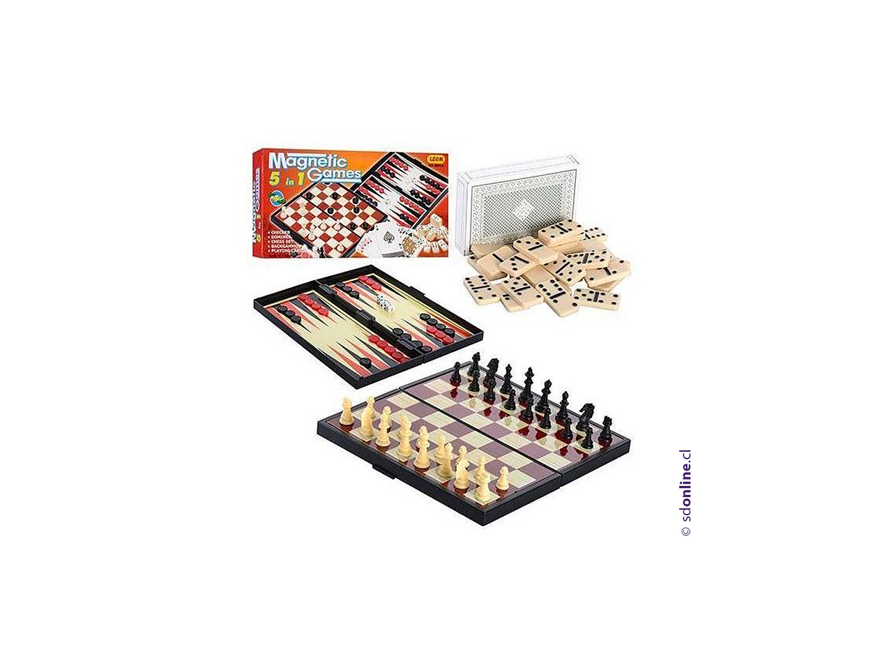 Juegos magnéticos 5 en 1 2