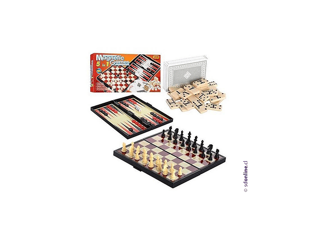 Juegos magnéticos 5 en 1 2