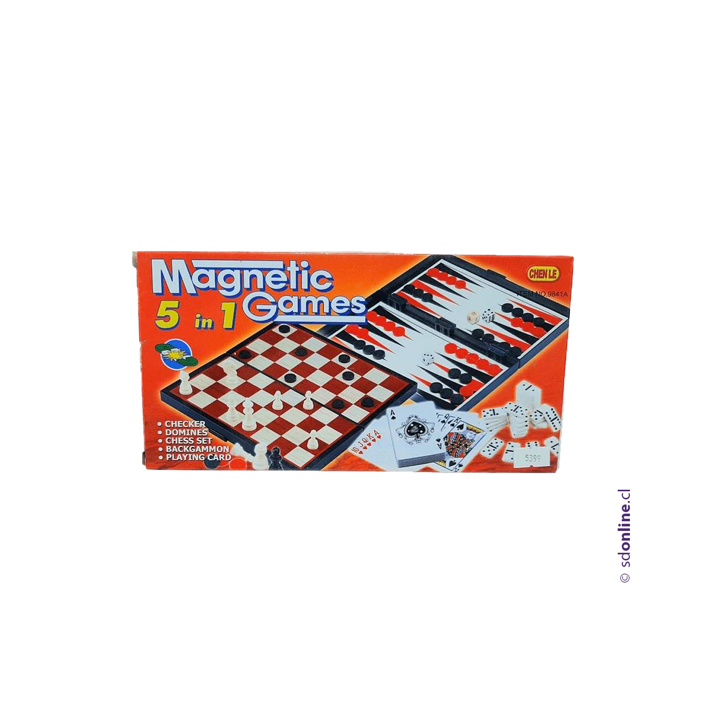 Juegos magnéticos 5 en 1 1
