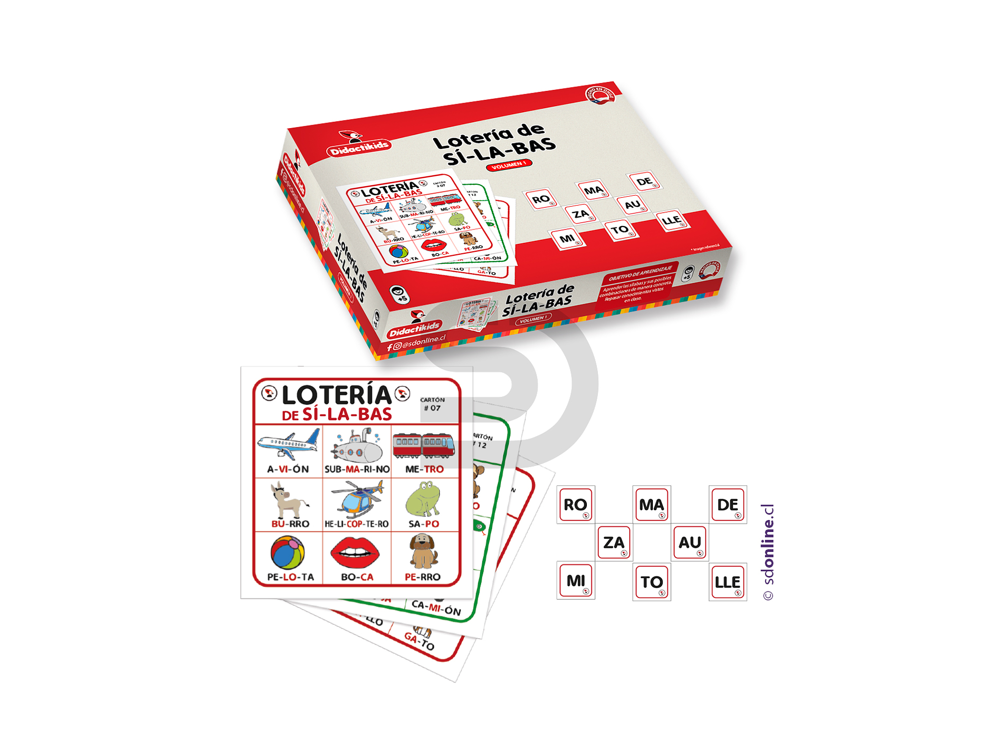 Lotería de silabas 1