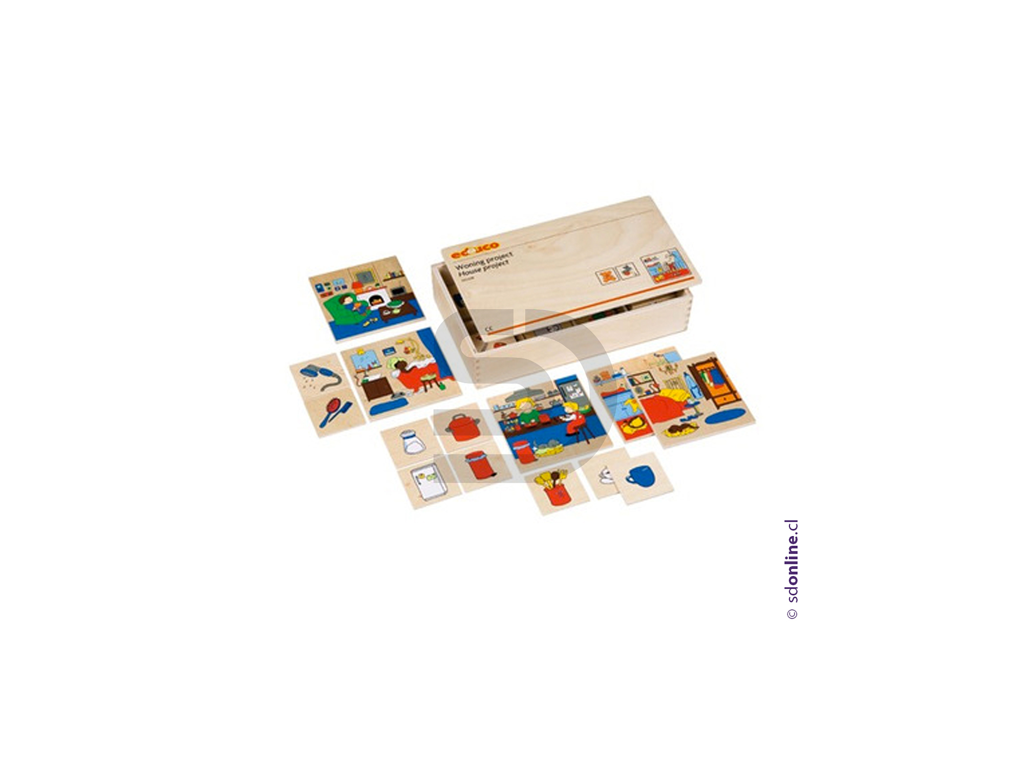 Juego asociación casa 1