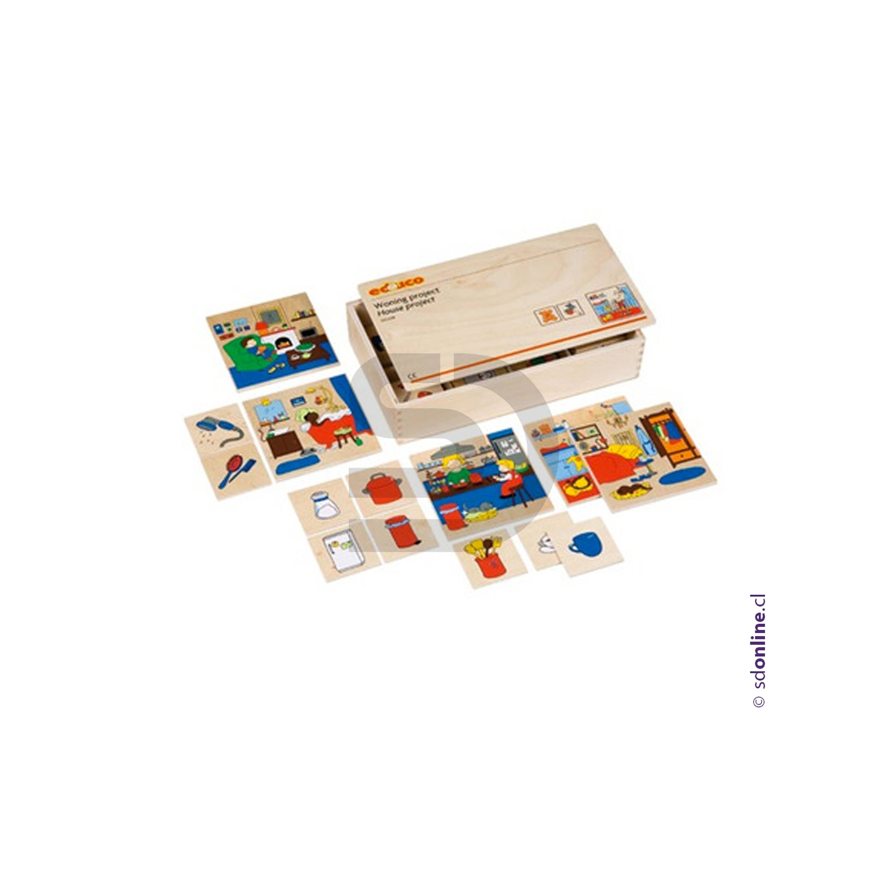 Juego asociación casa 1