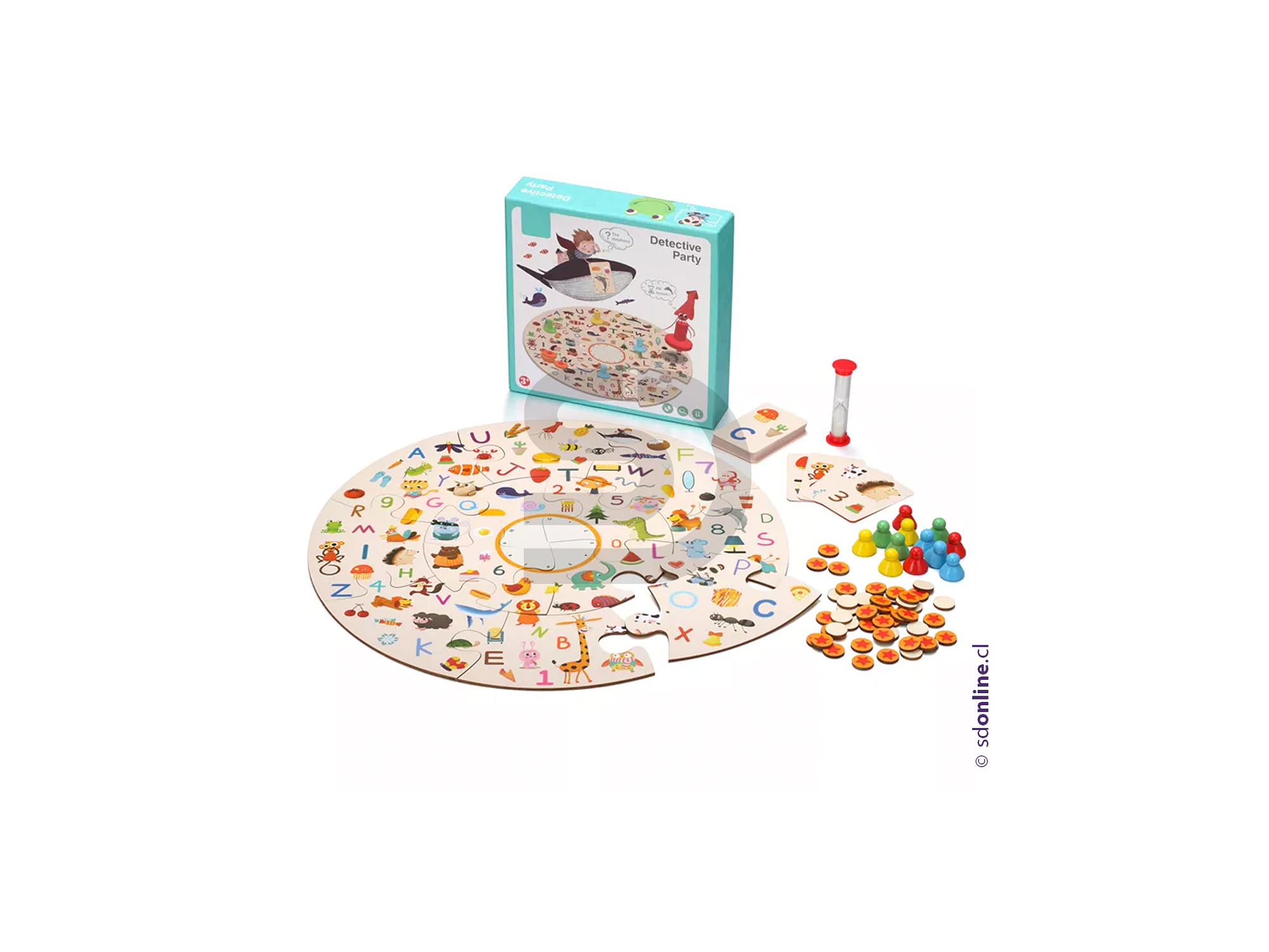 Juego de mesa detective party 1