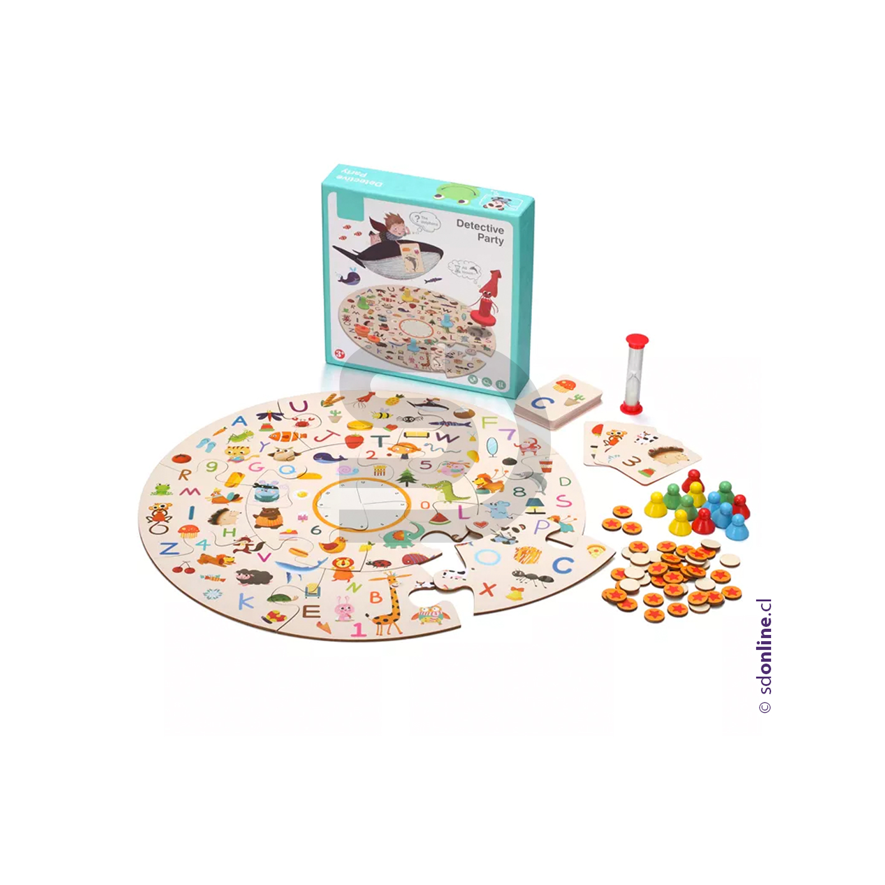 Juego de mesa detective party 1