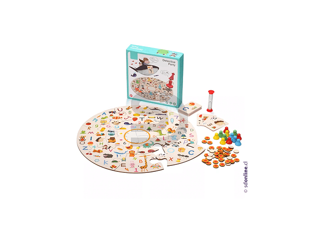 Juego de mesa detective party 1