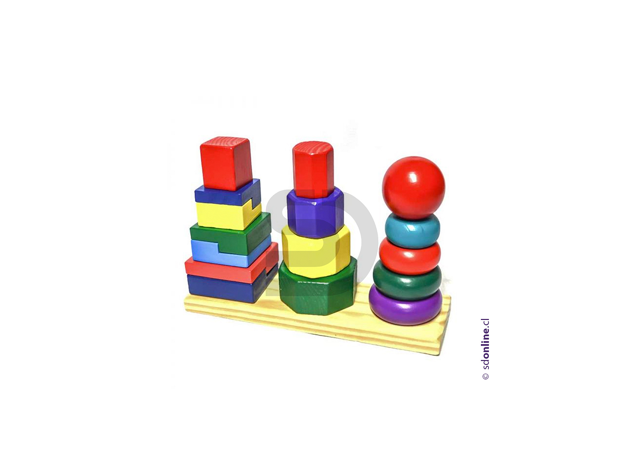 Encaje triple figuras geométricas 1