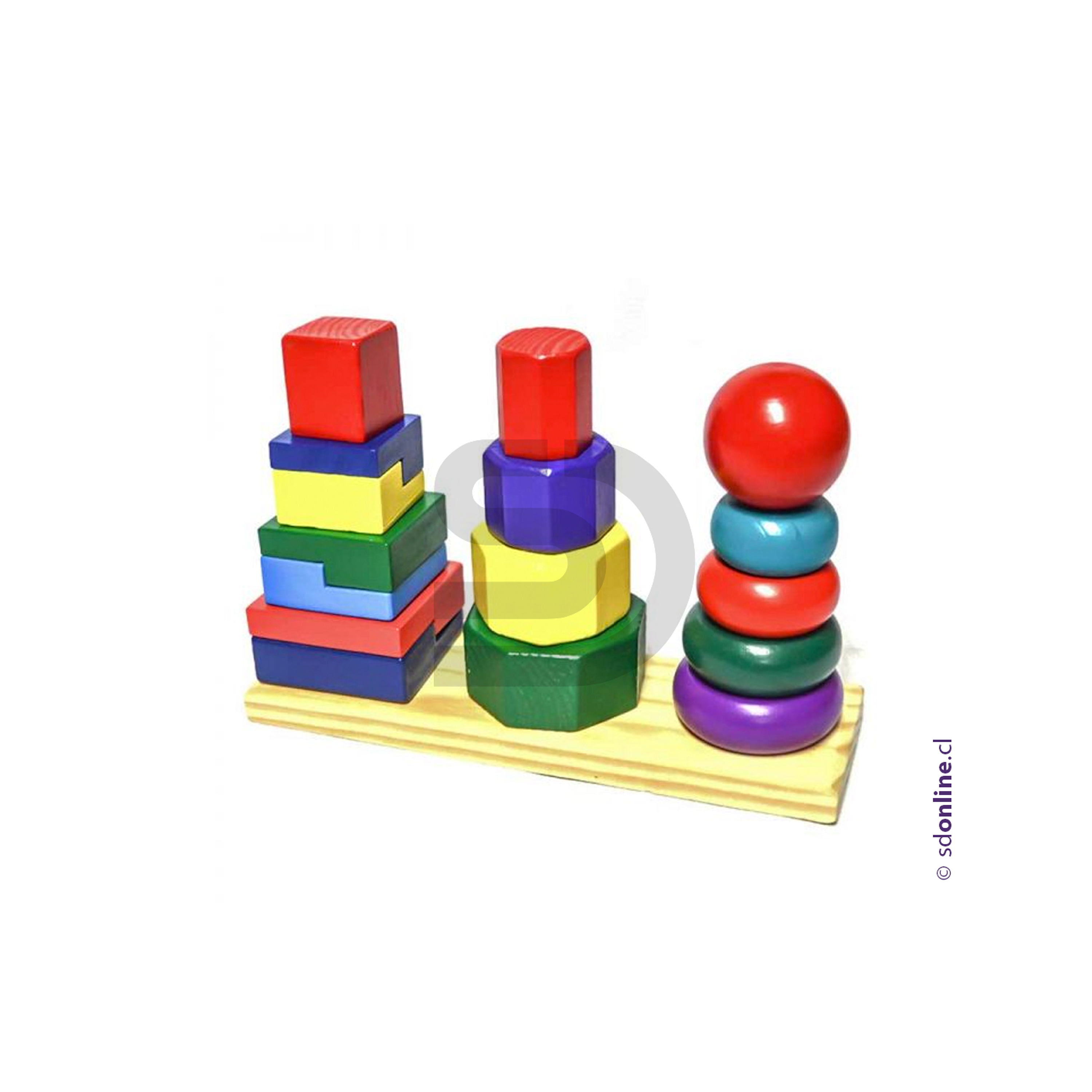 Encaje triple figuras geométricas 1