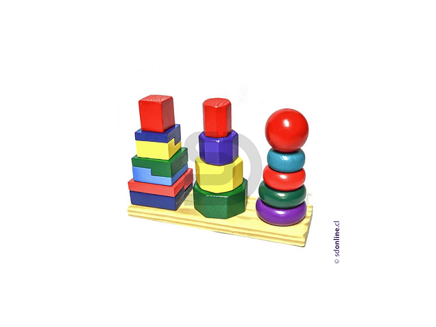 Encaje triple figuras geométricas 1