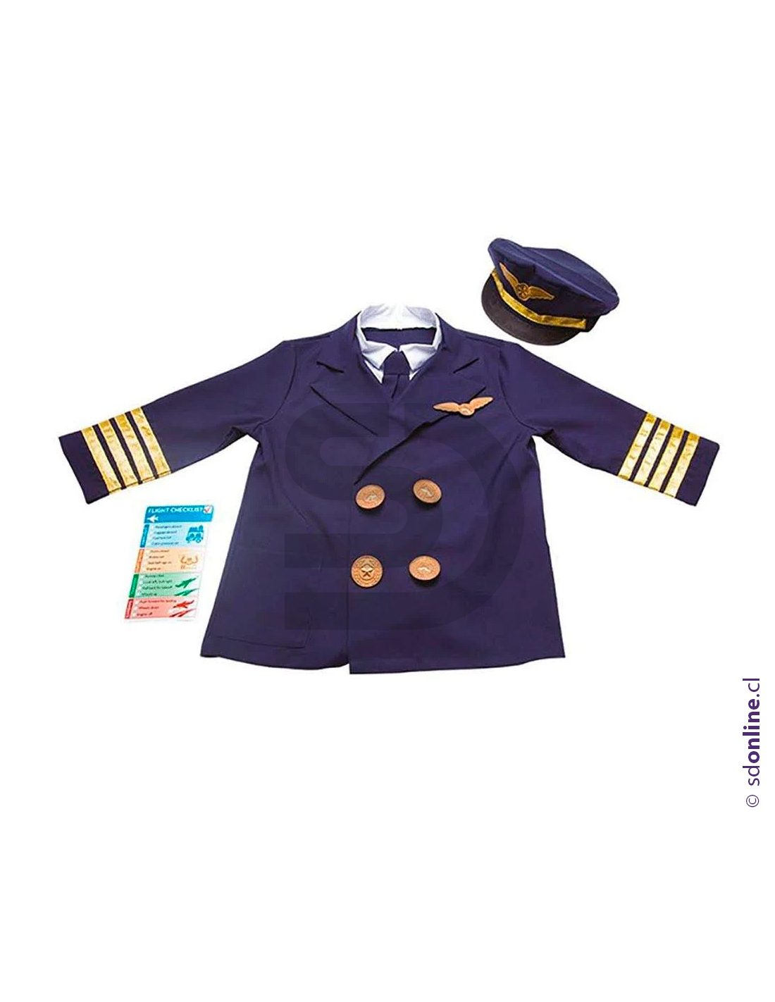 Disfraz de piloto de avión