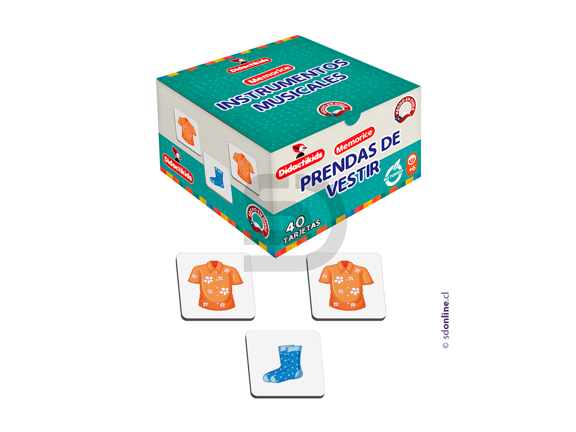 Memorice de prendas de vestir.  1