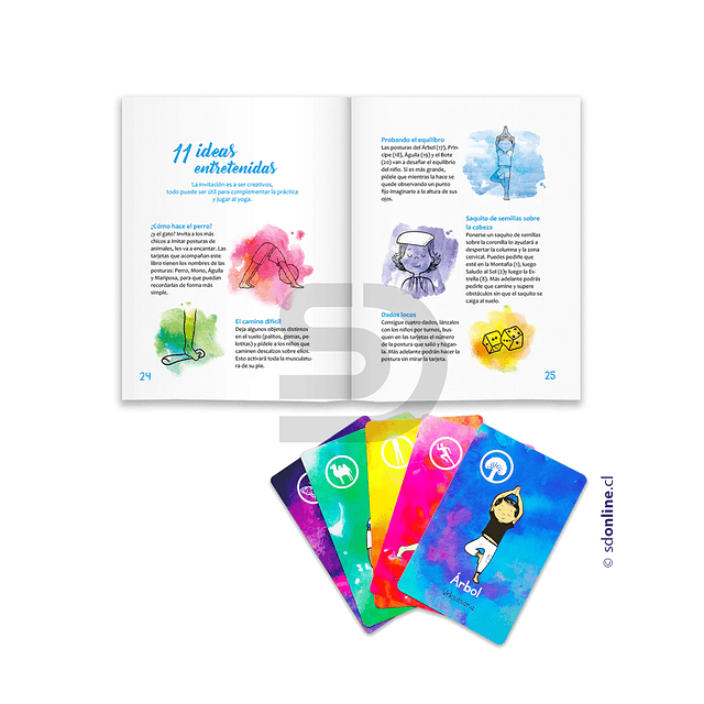 Libro Juguemos al Yoga + set de cartas 