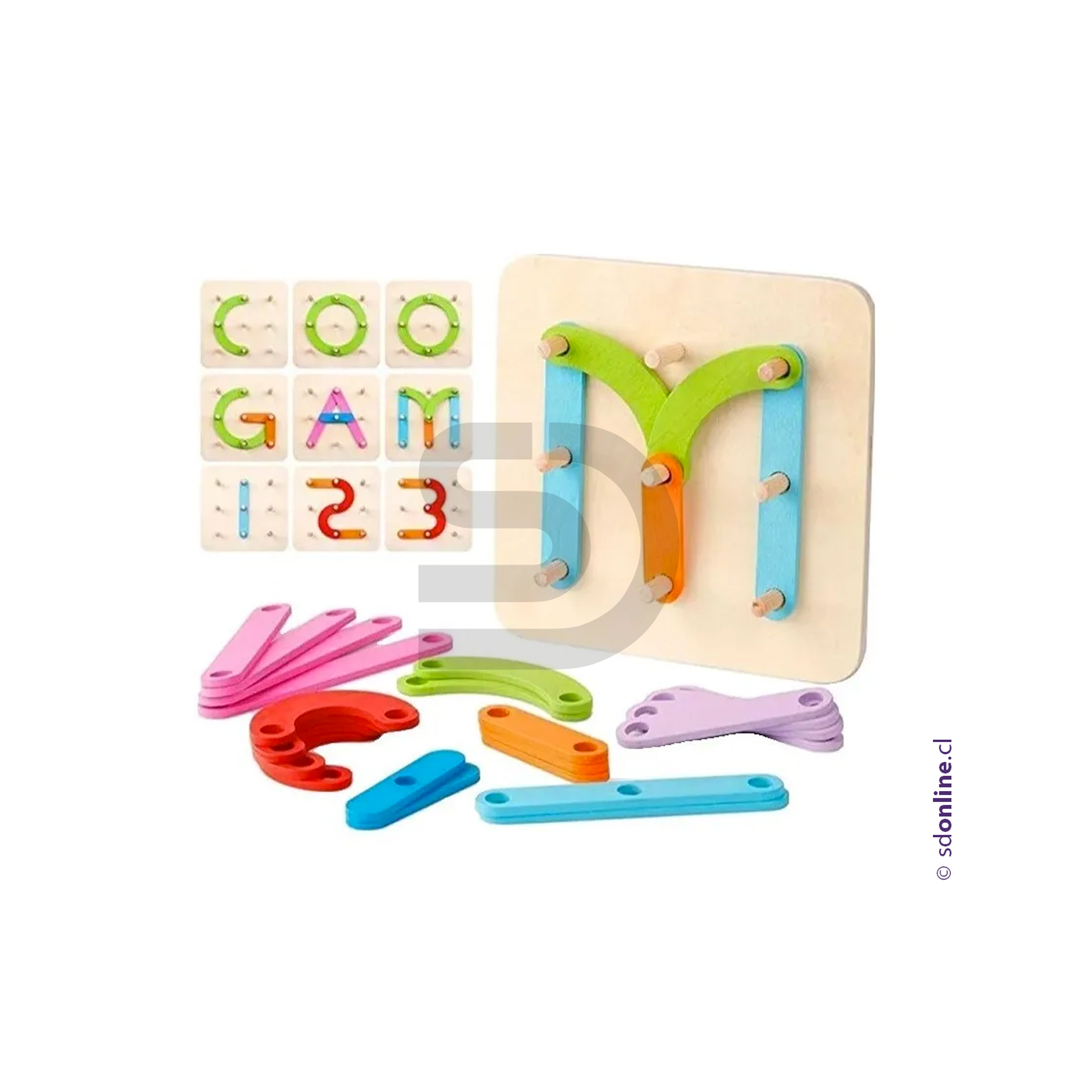 Puzzle forma y letras 1