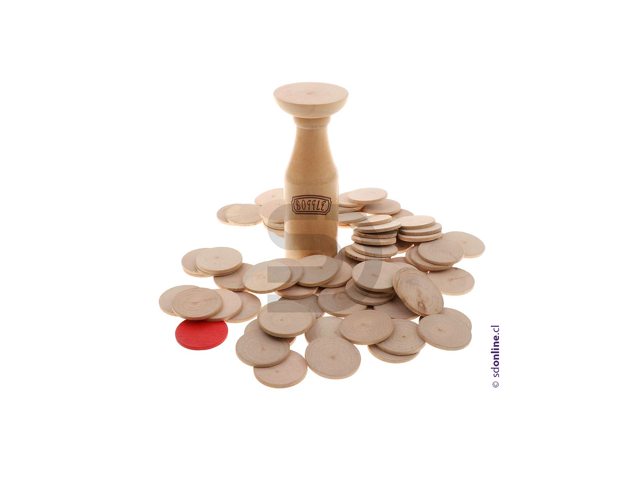 La botella de madera 2