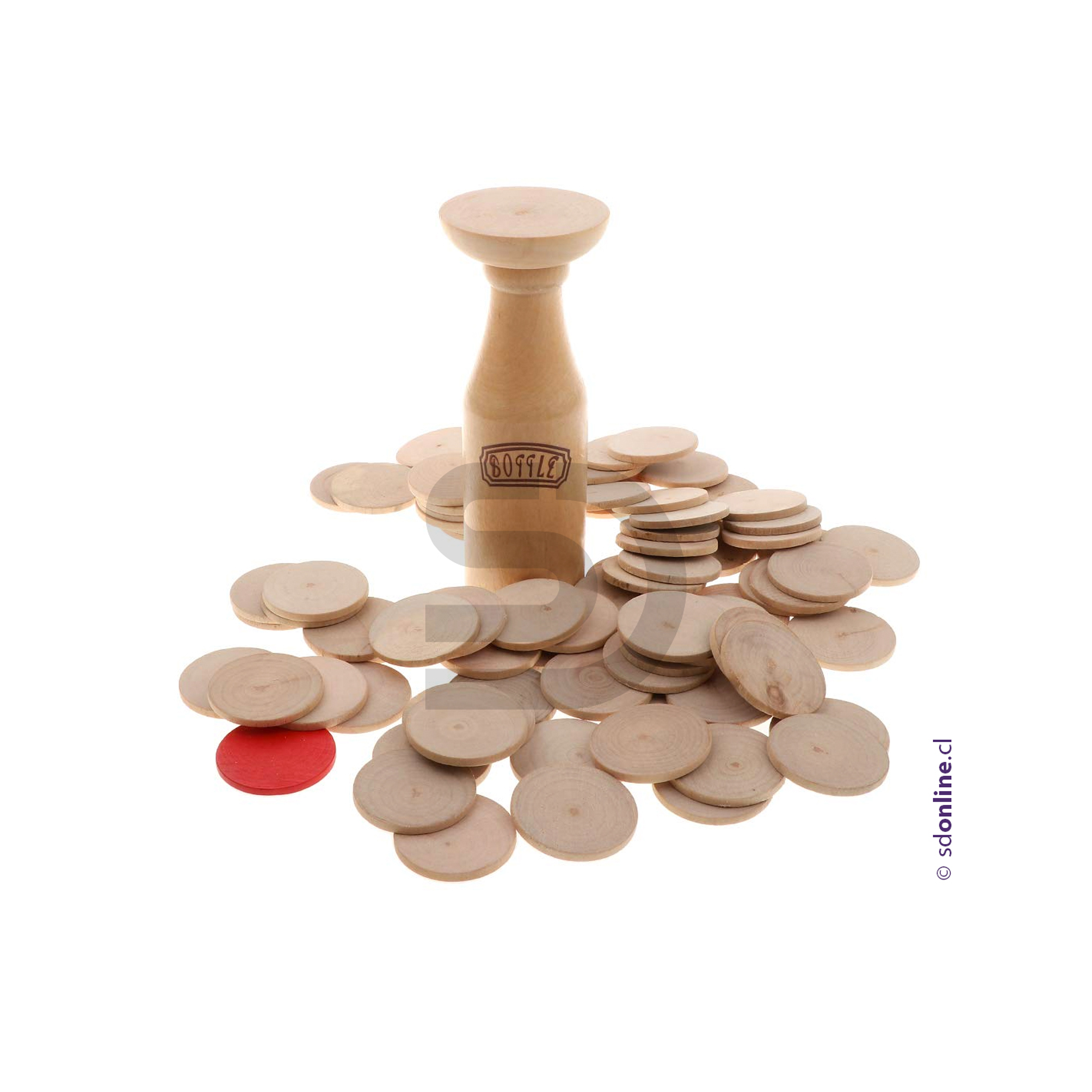 La botella de madera 2