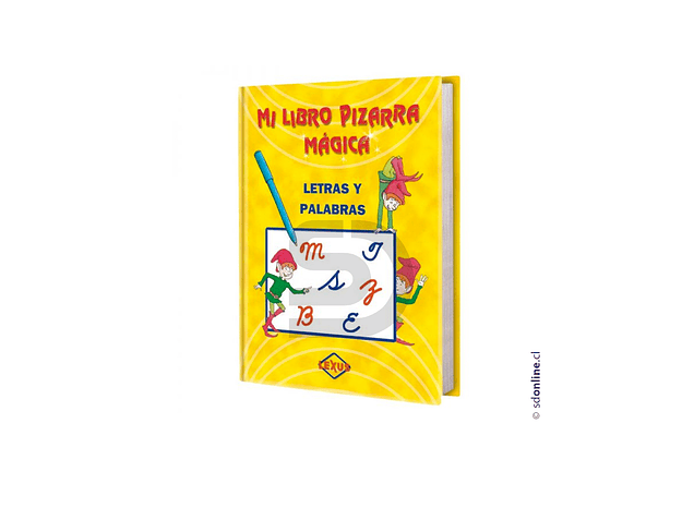 Mi libro pizarra mágica, letras y palabras 1