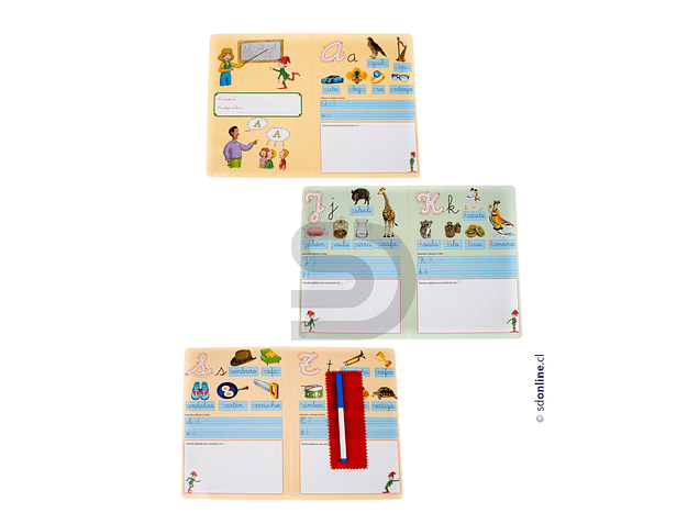 Mi libro pizarra mágica, letras y palabras 2