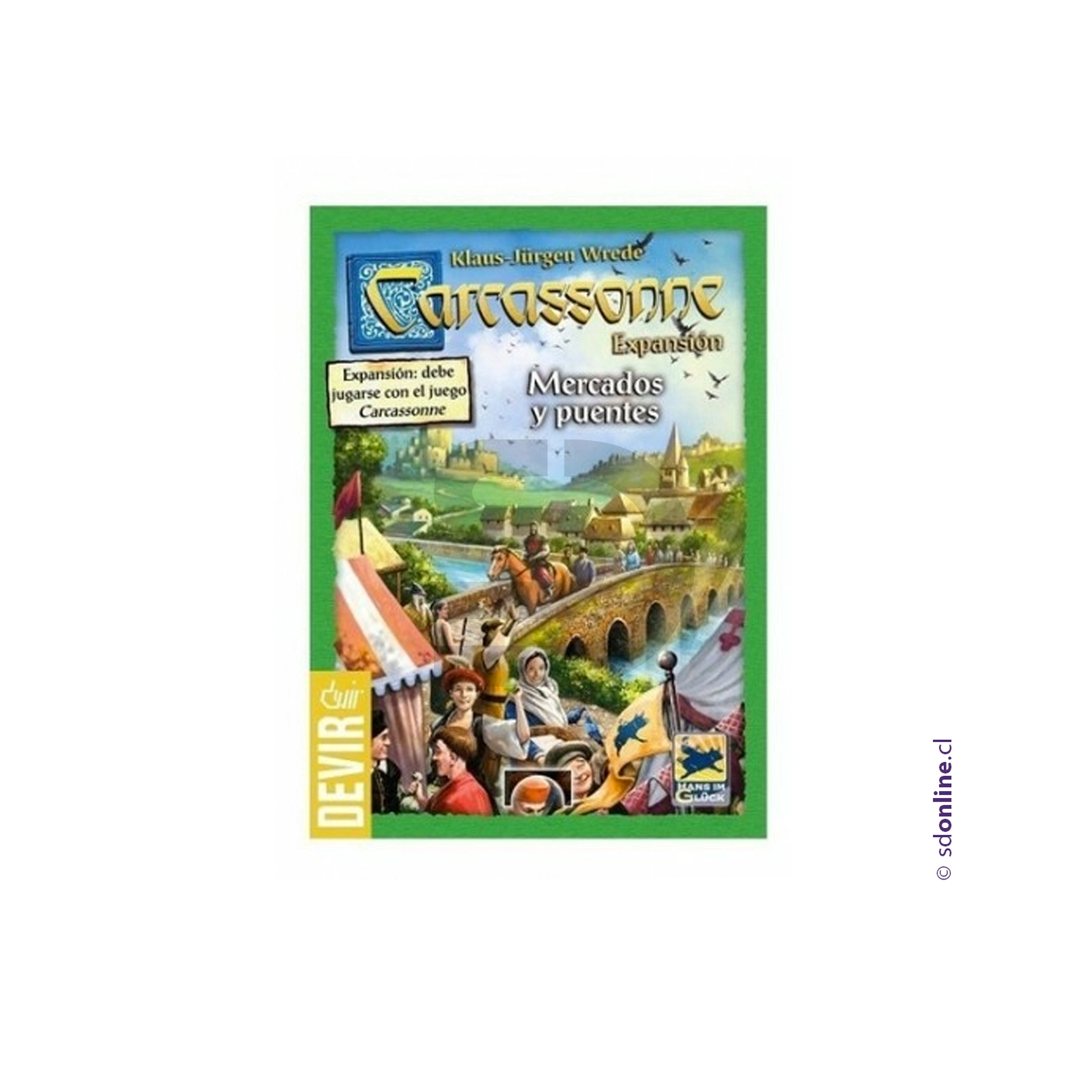 Carcassonne Mercados Y Puentes 2da Edición Español 1