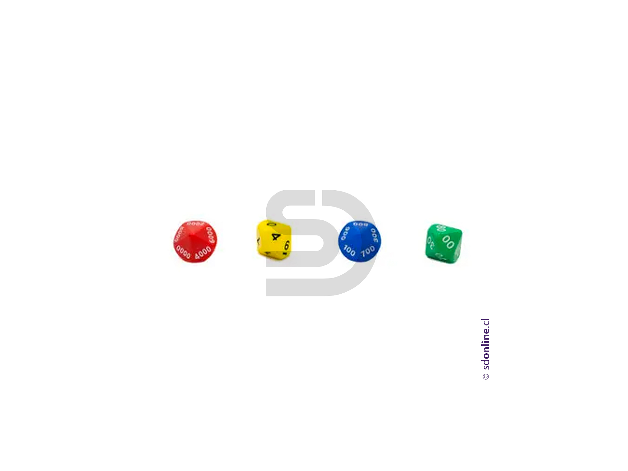 Dados de valor posicional 1