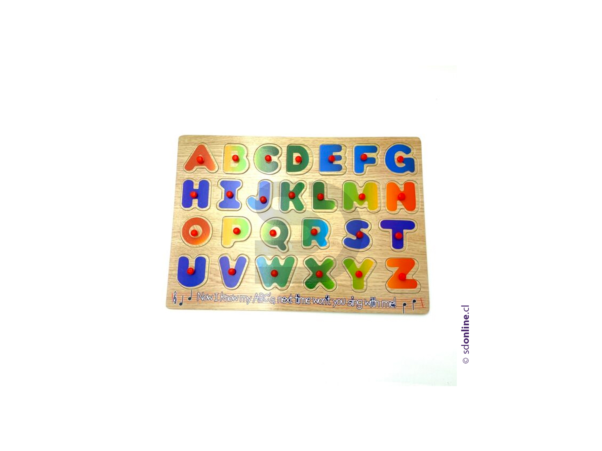 Puzzle letras de madera 1