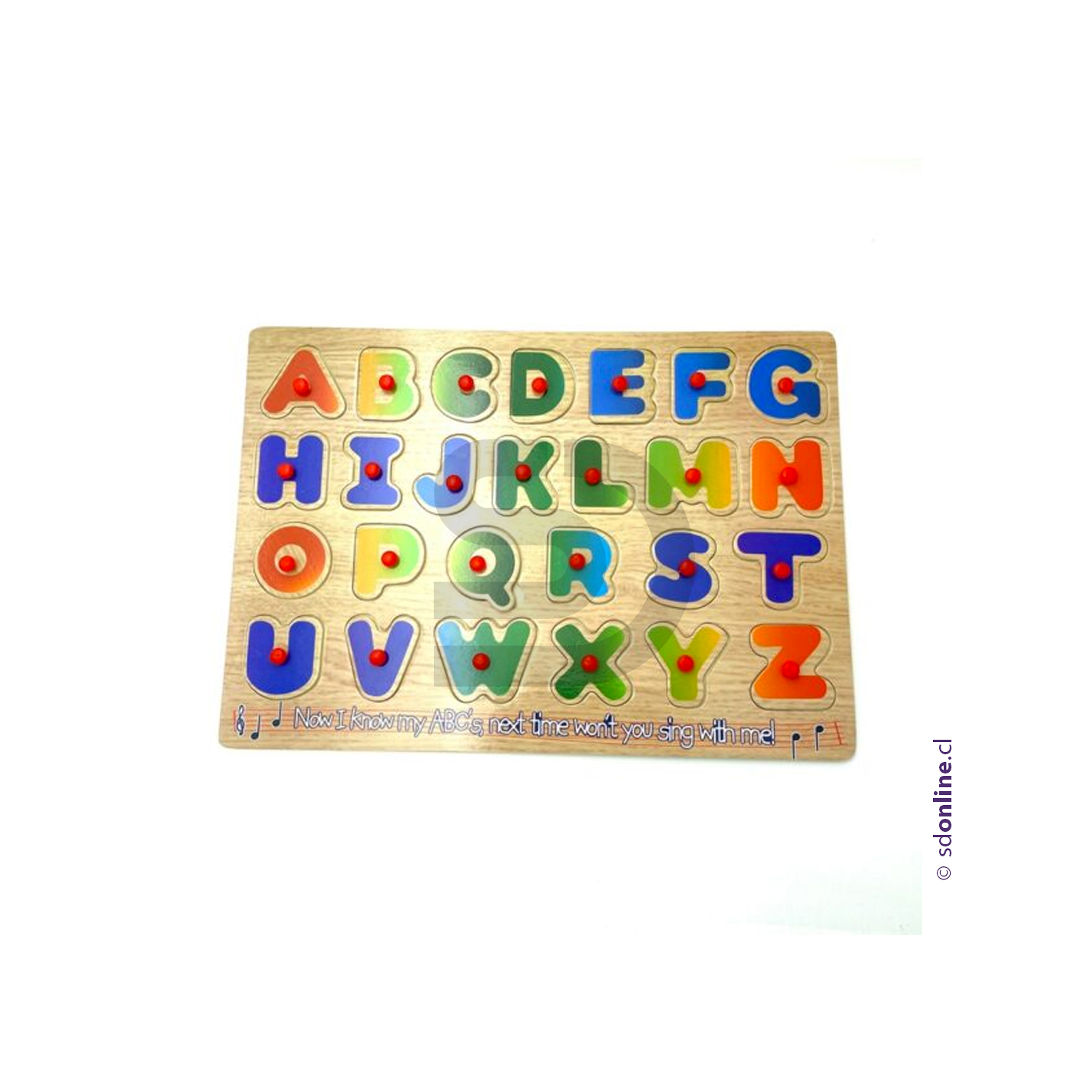 Puzzle letras de madera 1