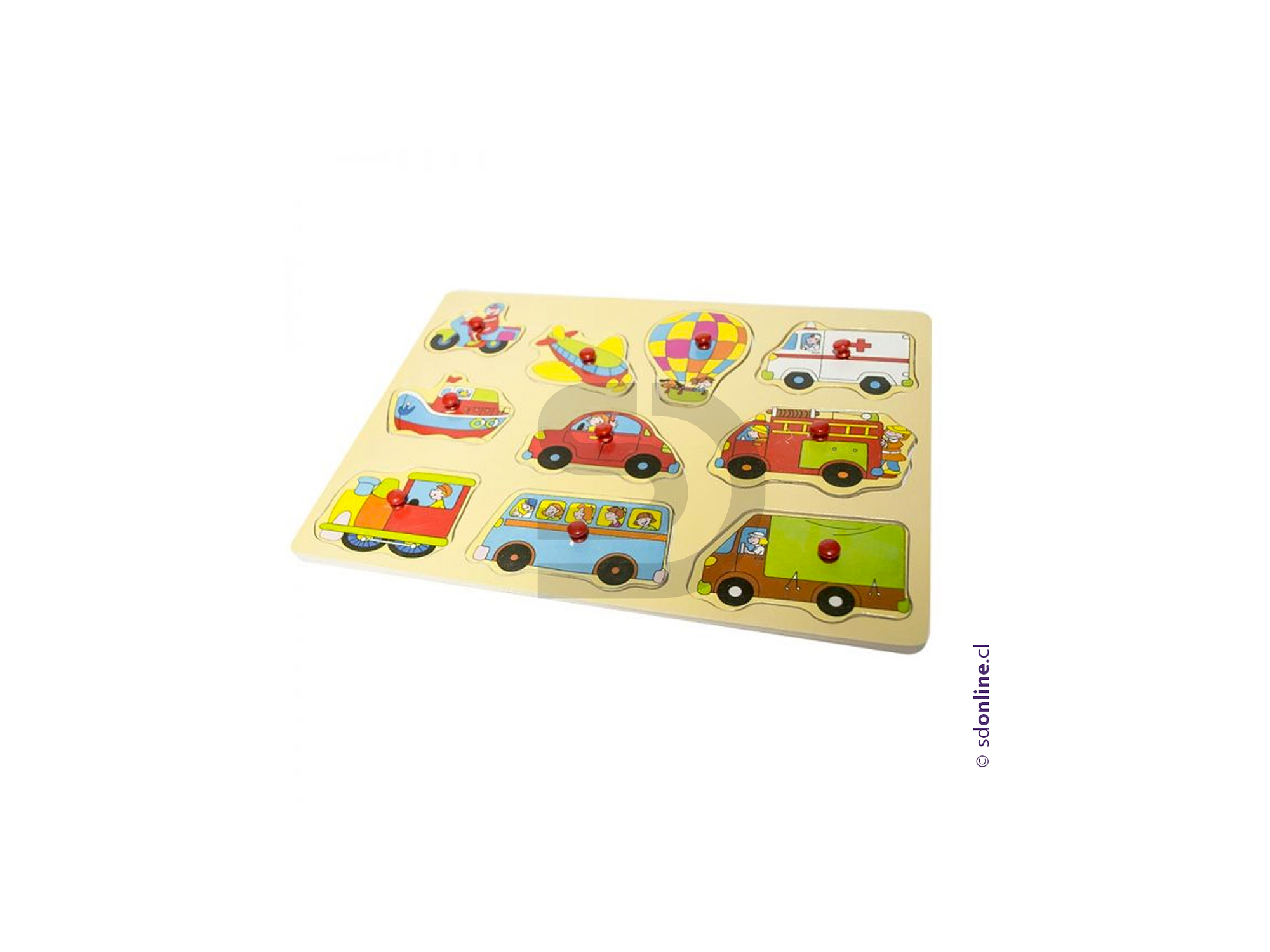 Puzzle transporte de madera 1