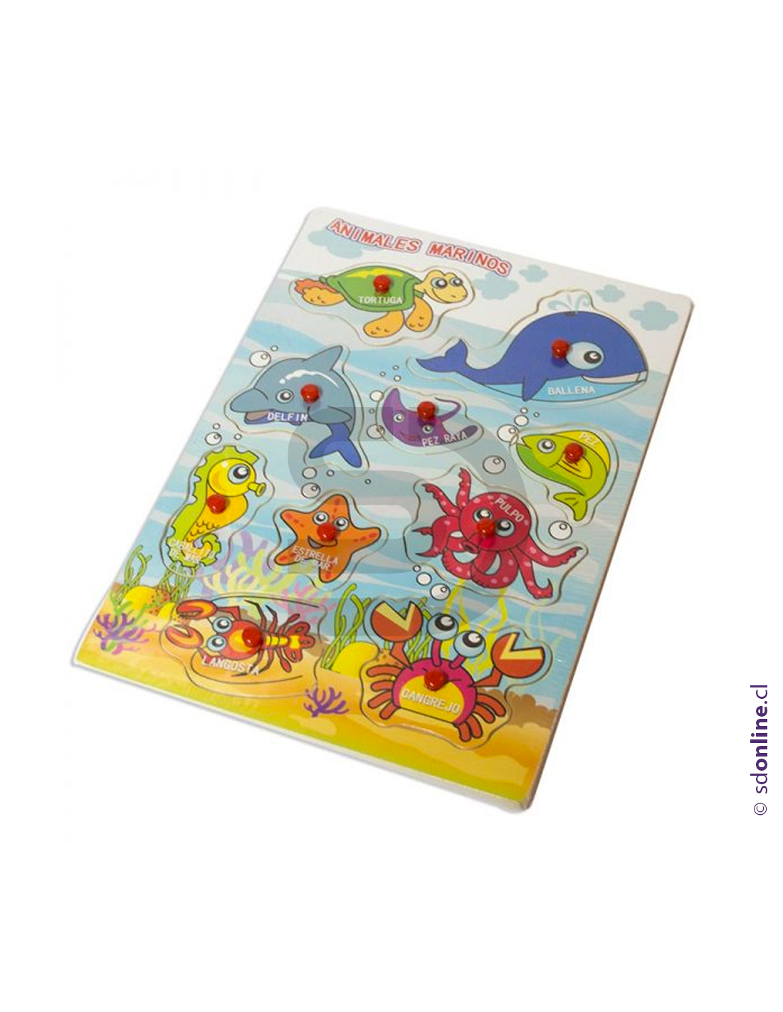 Puzzle marino de madera