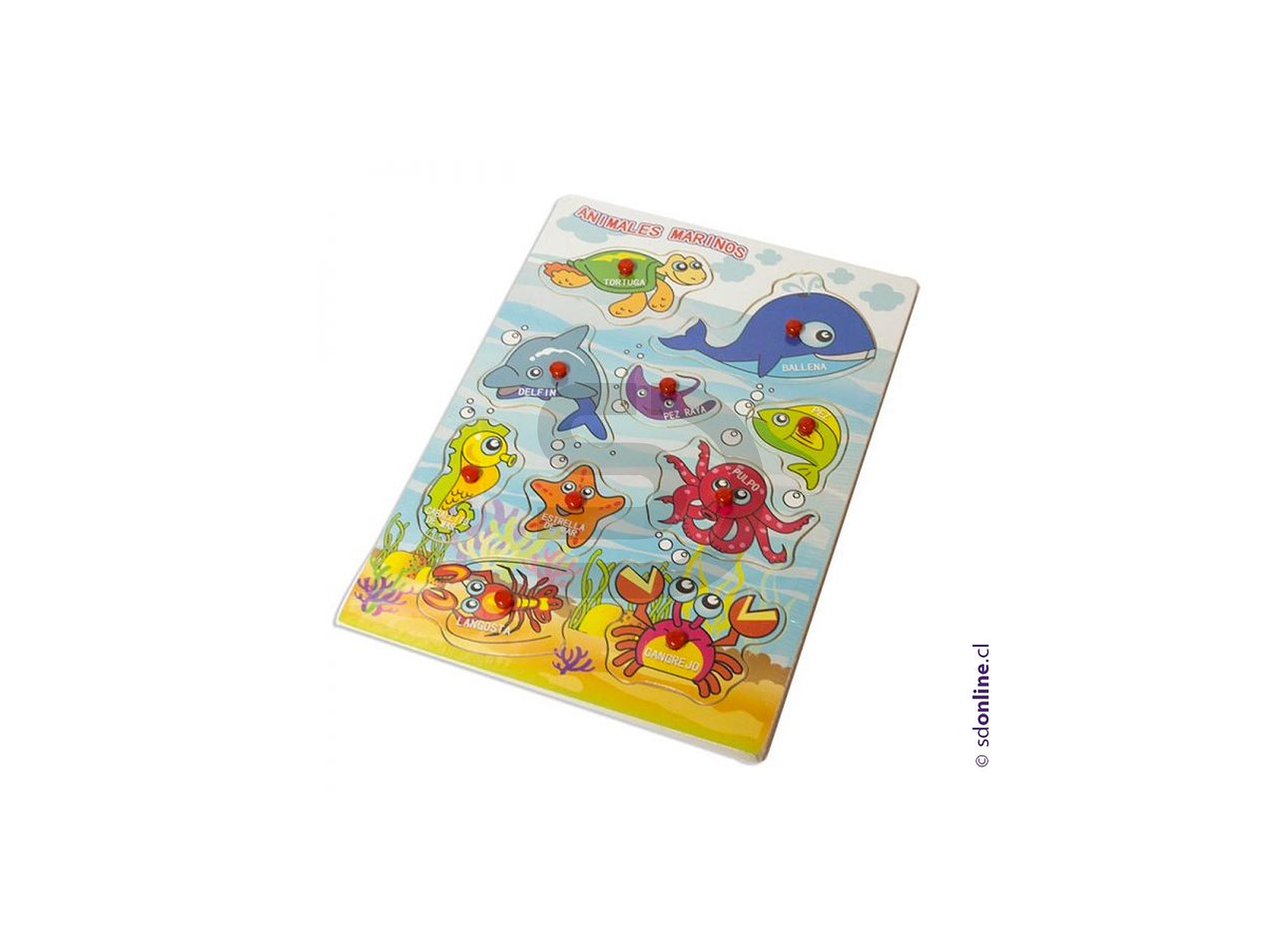 Puzzle marino de madera 1