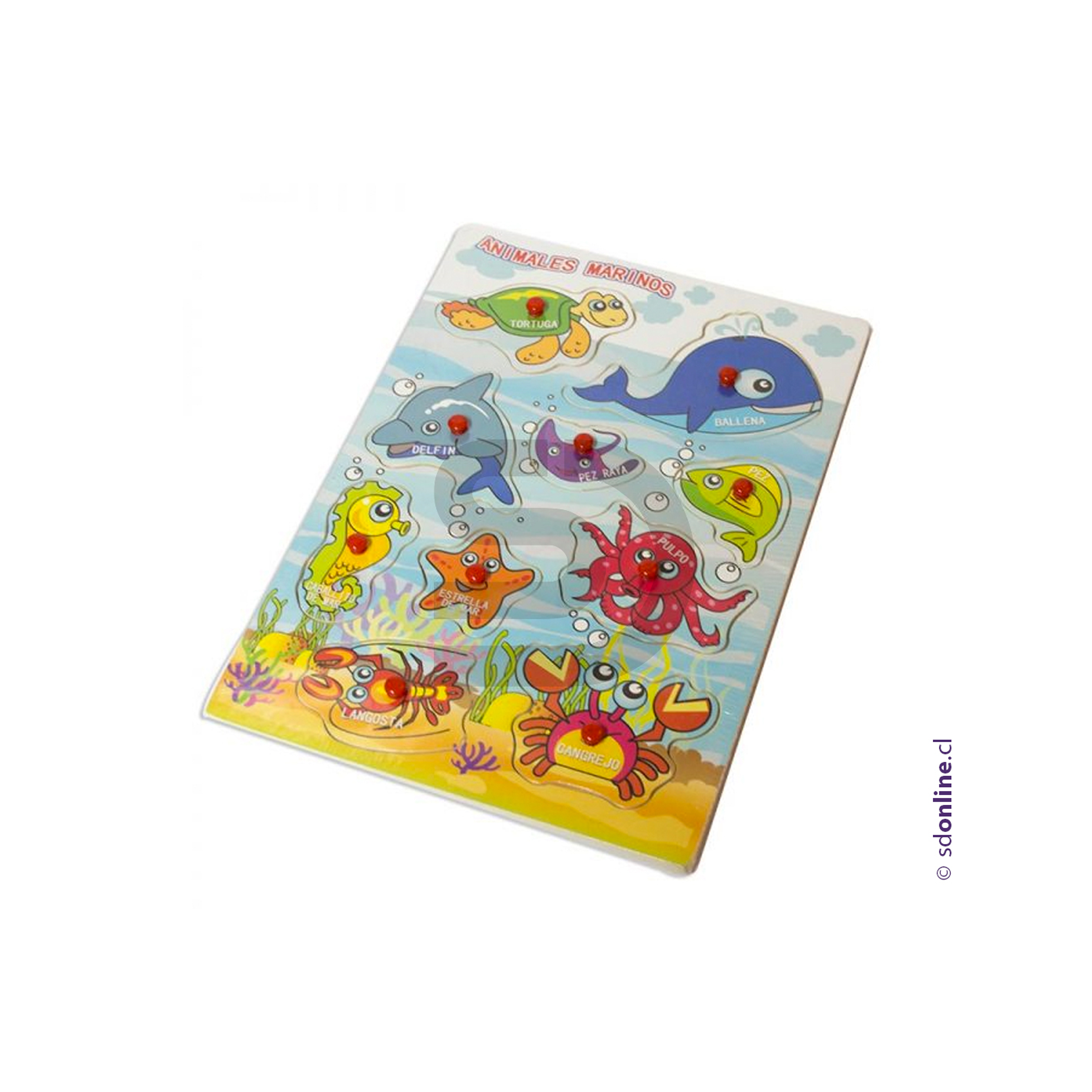 Puzzle marino de madera 1