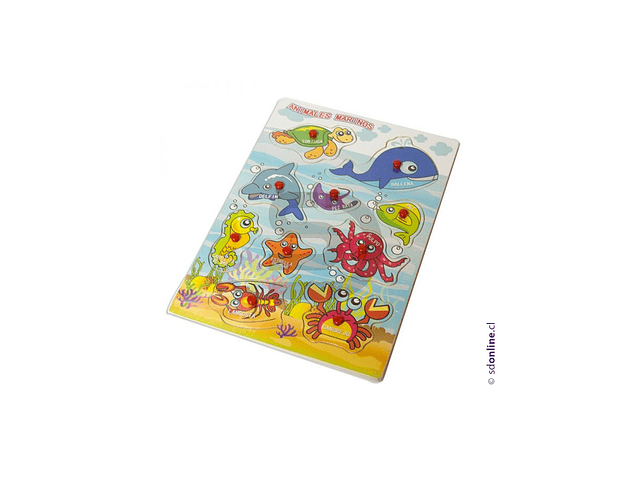 Puzzle marino de madera 1