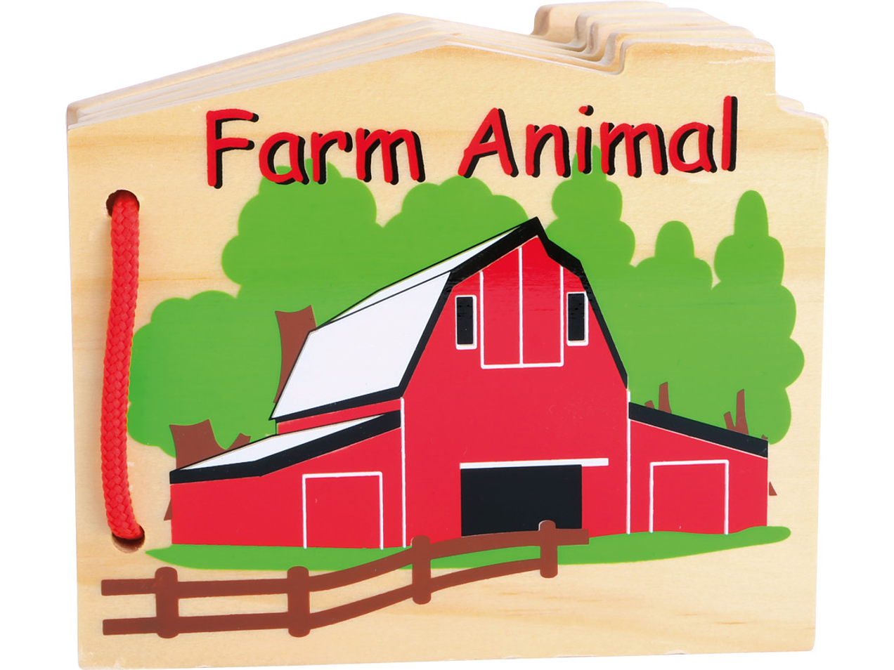 Libro de madera Granja 1