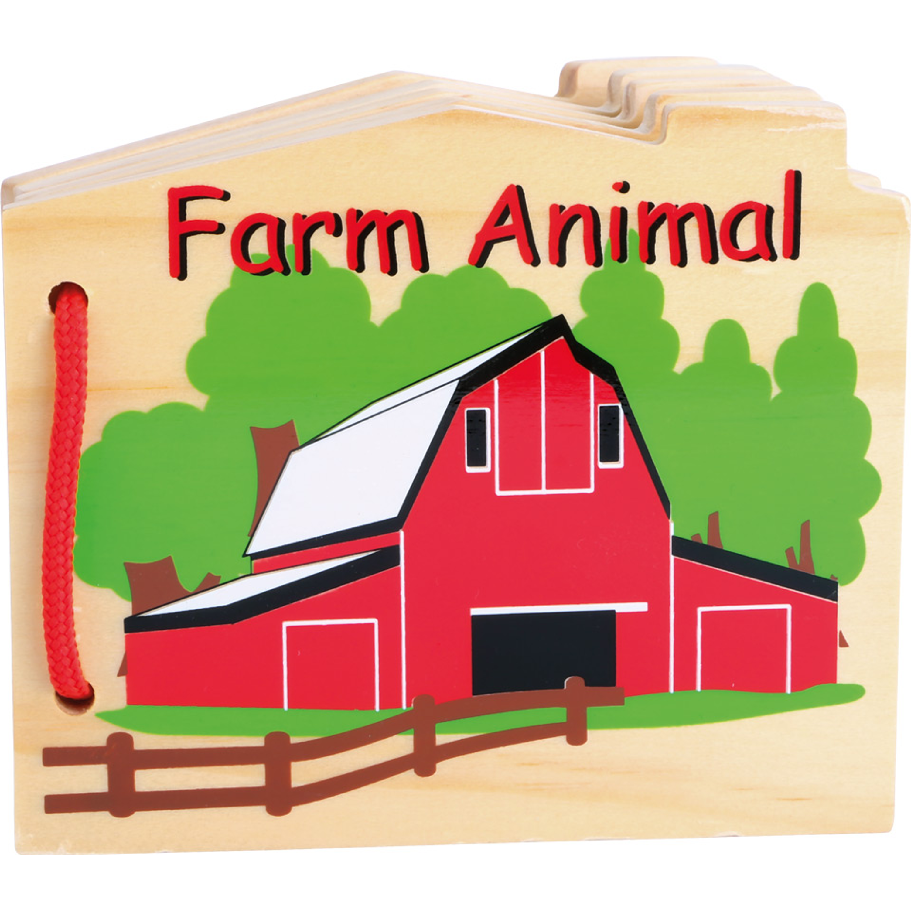 Libro de madera Granja 1