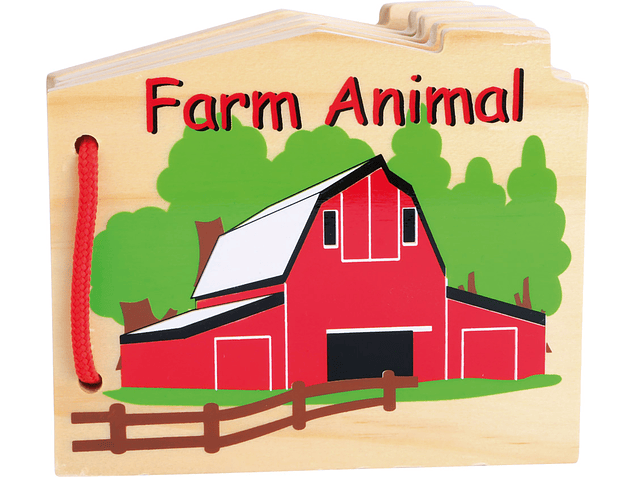 Libro de madera Granja 1