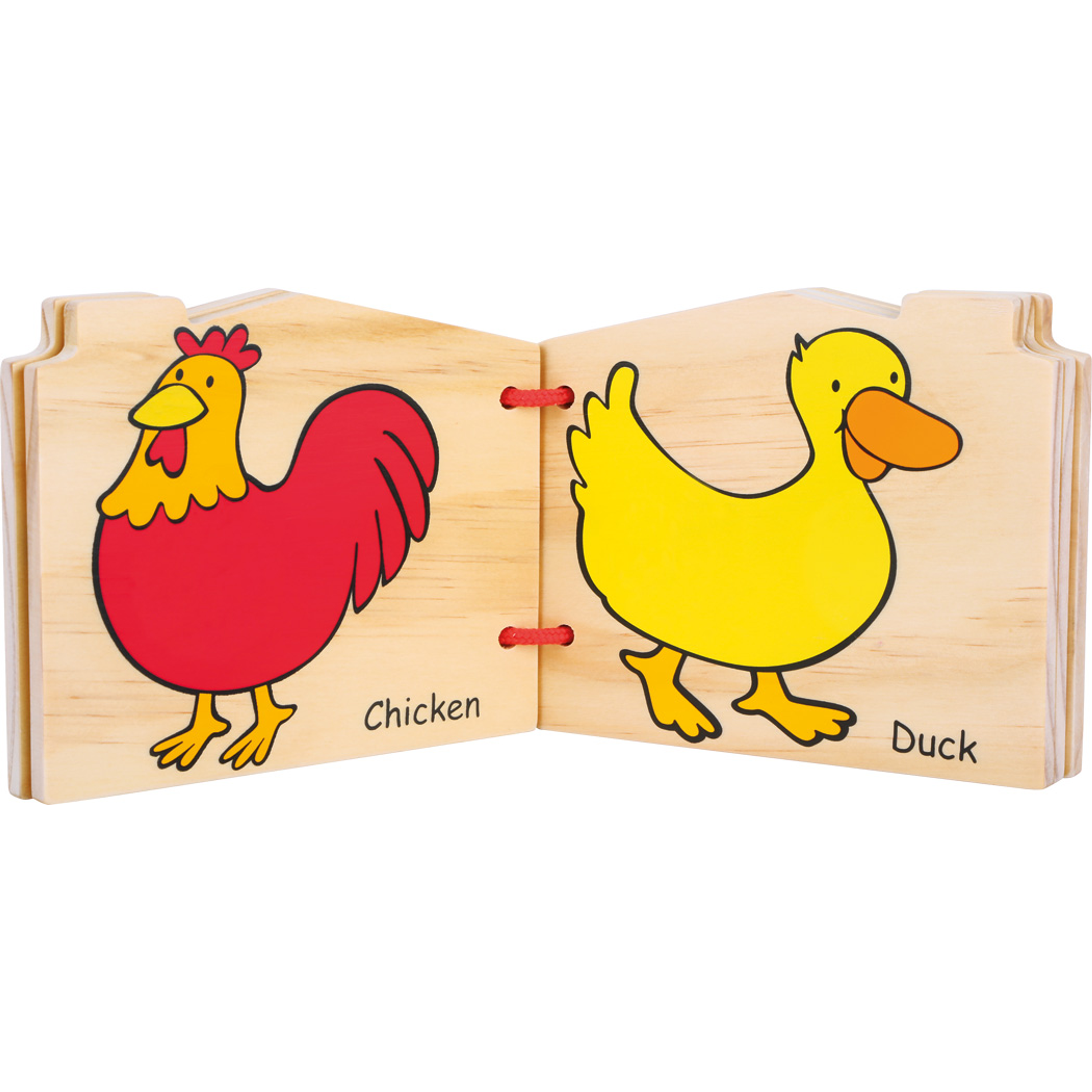 Libro de madera Granja 2